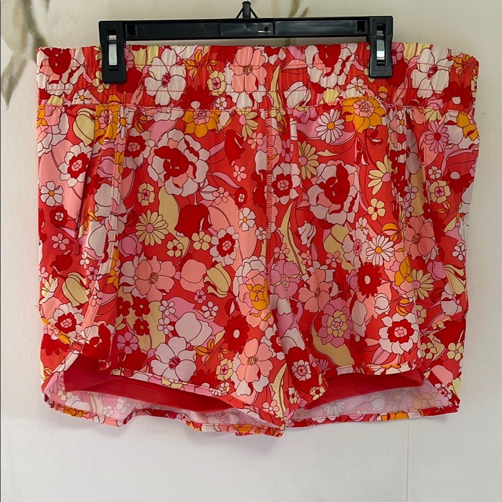 Avia Floral Lined Running Shorts